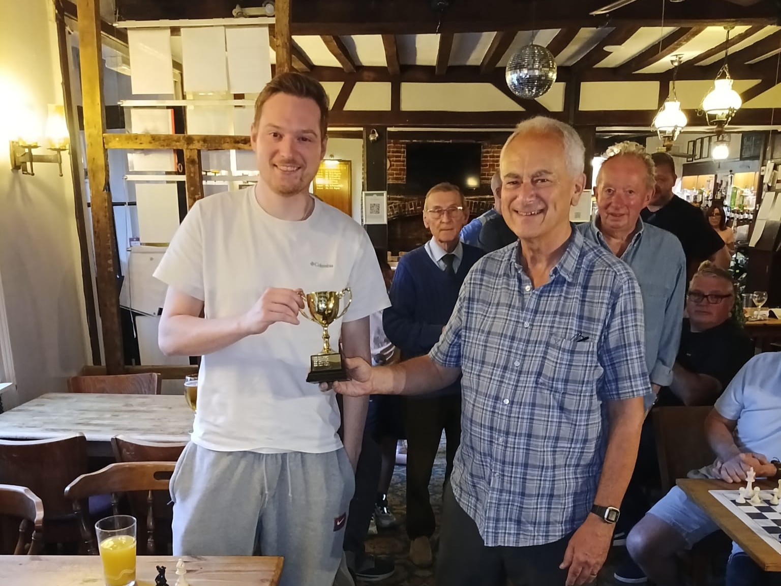 2026 Receiving the HCCC Trophy